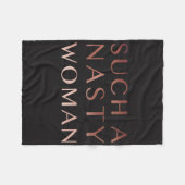 Zo'n vervelende vrouw fleece deken (Voorkant (Horizontaal))