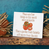 Zon Verwarmde Tomaten Fotoplaat (Zijkant)