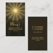 zon-visitekaartje visitekaartje (Voorkant / Achterkant)