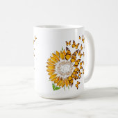 Zon vlucht koffiemok (Voorkant rechts)