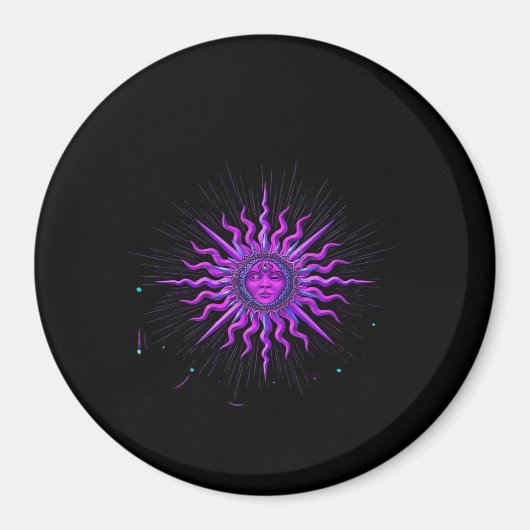 Zon - Whimsigoth Graphic Magneet (Voorkant)