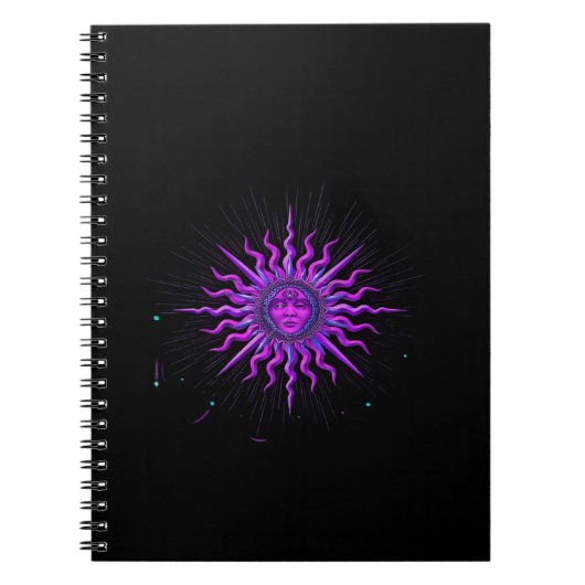 Zon - Whimsigoth Graphic Notitieboek (Voorkant)