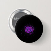 Zon - Whimsigoth Graphic Ronde Button 5,7 Cm (Voorkant /achterkant)