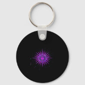 Zon - Whimsigoth Graphic Sleutelhanger (Voorkant)