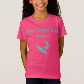 Zon, zand en golven T-shirt (Voorkant)