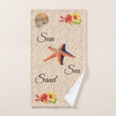 Zon, zand en zandhanddoekset bad handdoek (Handdoek)