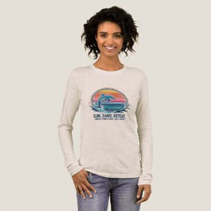 Zon, Zand, Herhaling, Eenvoudige Dagen, Zoute Mani Tri-Blend Shirt