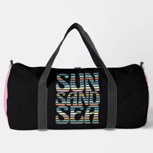 Zon Zand Zee Strand Sfeer Plunjezak (Voorkant)