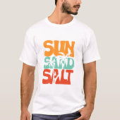 Zon Zand Zout - Zomer T-shirt (Voorkant)