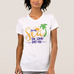 Zon, Zee, De Zand en ik meisjes T-shirt