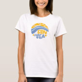 Zon, Zee en Zomerstrand T-shirt (Voorkant)