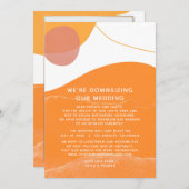 Zon Zee Strand Foto We Maken Onze Trouwdatum Klein Aankondiging (Voorkant / Achterkant)