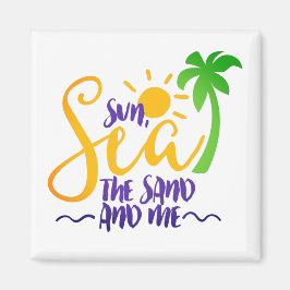 Zon, Zee, zand en ik Magneet