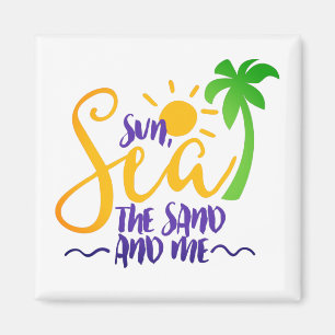 Zon, Zee, zand en ik Magneet