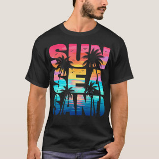 Zon Zee Zand Strand Vakantie Zomer Vibes Familie T-shirt