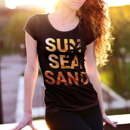 ZON ZEE ZAND | ZOMERREISVAKANTIE T-SHIRT