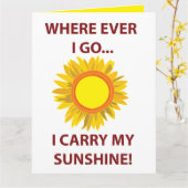 Zon Zonnebloem Zonneschijn Zon Kaart (Gele Bloem)