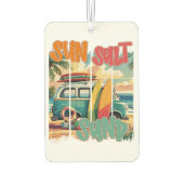 Zon, Zout, Zand – Retro Beach Vibes Luchtverfrisser (Achterkant)