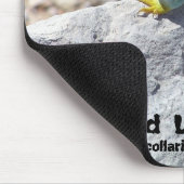 Zon Zwemelen Verzamelde hagedis Dichte foto Muismat (Hoek)