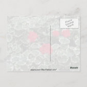 Zonaal-geraniumbloemen (Pelargonium Hortorum) Briefkaart (Achterkant)