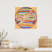 ZONAR - symbool Karuna Reiki Poster (Keuken)