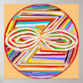 ZONAR - symbool Karuna Reiki Poster (Voorkant)