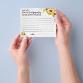 Zonbloemen Aanbiedingsdatum Ideale Vrijgezellenfee Flyer (Hand)