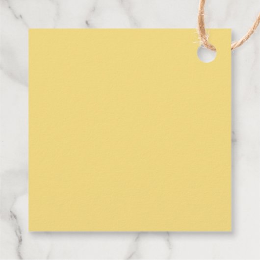 Zonbloemen Oh baby Bedankjes Labels (Achterkant)