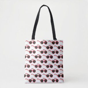 Zonbrilglazen Beach Summer Fun Funny Tote Bag