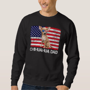 Zonbrillen Chihuahua Dad Flag American Usa Dog Trui