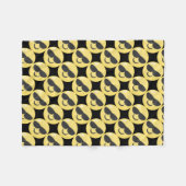 Zonbrillen Emoji Fleece Deken (Voorkant (Horizontaal))