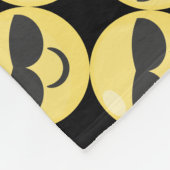Zonbrillen Emoji Fleece Deken (Hoek)