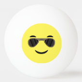 Zonbrillen Emoji Pingpongbal (Voorkant)