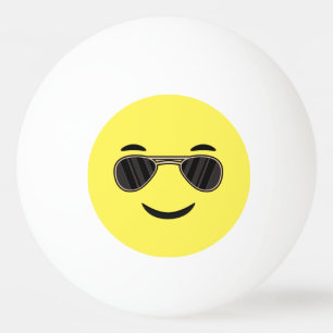 Zonbrillen Emoji Pingpongbal