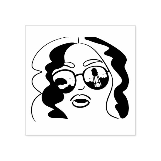 Zonbrillen Gilbert Water Tower Stamp Rubberstempel (Afrduk)