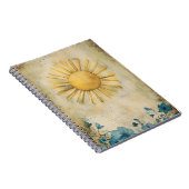 Zonburst muurdecoratie. notitieboek (Rechterzijde)