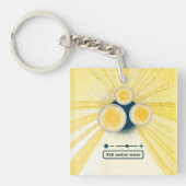 zoncontrole meter acryl objet_3 sleutelhanger (voorkant)