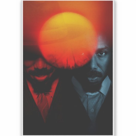 zondaars sticker (Voorkant)