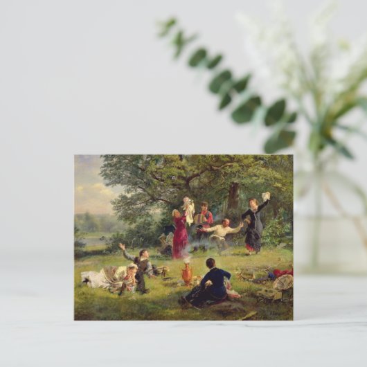 Zondag 1884 briefkaart (Staand voorkant)