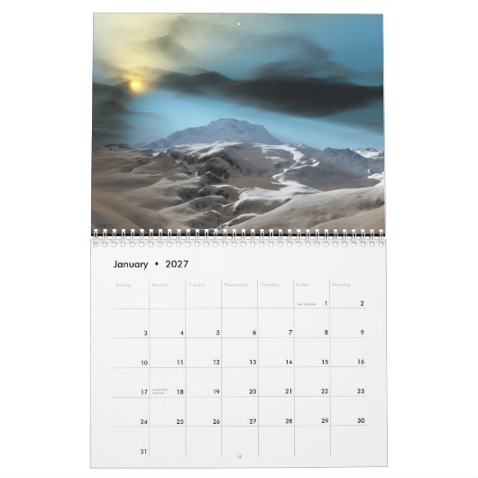 Zondag 2010 kalender (Jan 2027)