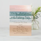 Zondag 30e verjaardag zomerdagthema Roze Kaart (Staand voorkant)