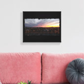 Zondag - 6 april 2018, 7:34 uur. canvas afdruk (Insitu (Woonkamer))