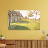 Zondag. A Small Village, 1898 Canvas Afdruk (Insitu (Woonkamer))