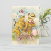  zondag beste paaskuikens op maat feestdagenkaart (Staand voorkant)