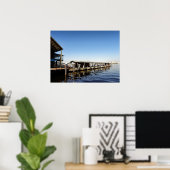 Zondag bij de marina | Perth, Australië Poster (Thuiskantoor)