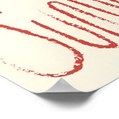 Zondag Boodschappen Print Rode Boodschappenmand, F (Hoek)