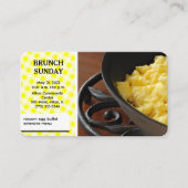 zondag brunch flyer - uitnodiging informatiekaartje (Voorkant)