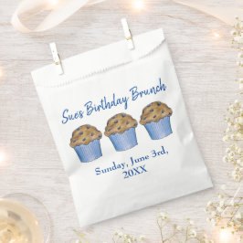 Zondag Brunch Ontbijtfeest Blauwebesmuﬃn Bedankzakje