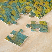 Zondag buiten onder paraplu in het park legpuzzel (Zijkant)