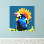Zondag Canvas Afdruk (Insitu (Houten vloer))
